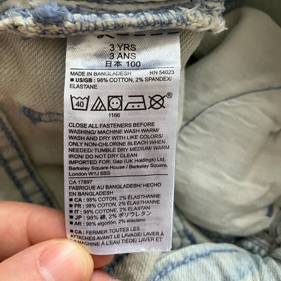 GAP Factory Girls 3T Light Wash Skinny Jeans | NWT Toddler Denim - Picture 7 of 14